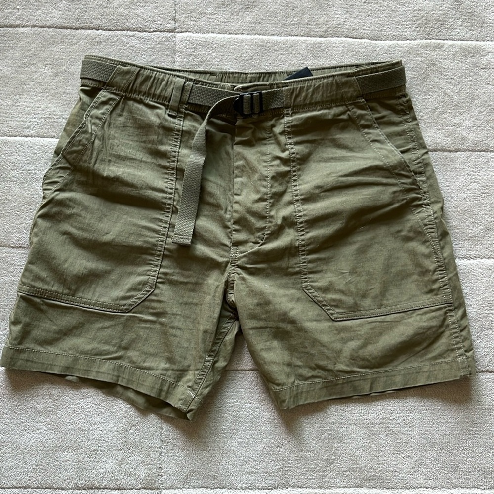 BUCK MASON men’s shorts green size small